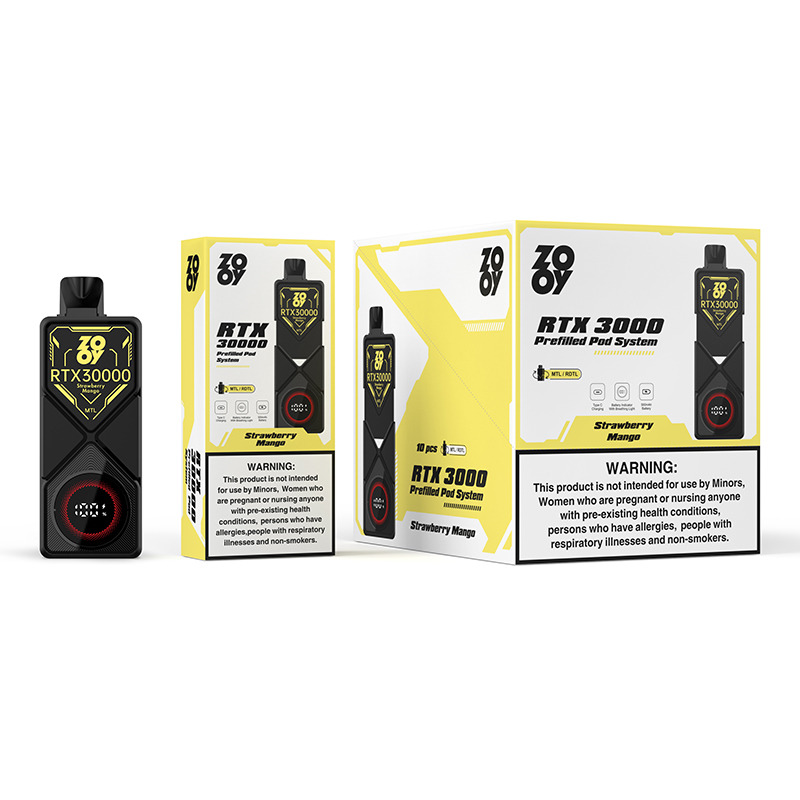 European warehouses Lung aspiration ZOOY RTX 30000 PUFF Interchangeable ammunition
