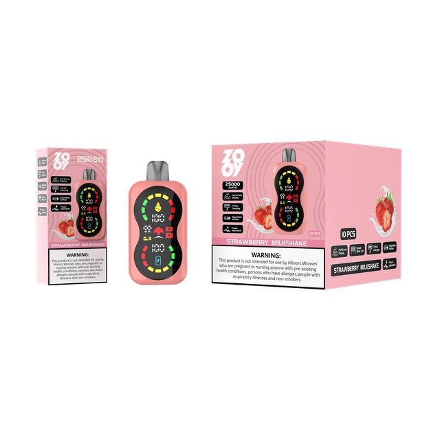 zooy blaze 25000 Disposable Vape Puff 120K Fruit flavor EU Warehouse-Strawberry Milkshake
