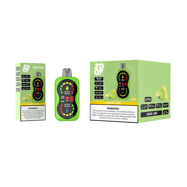 zooy blaze 25000 Disposable Vape Puff 120K Fruit flavor EU Warehouse-Lemon lime