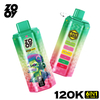 ZOOY VAPE 6 IN 1 120K PUFF Multi Flavor 6 in 1 120000 Puff Vaper Electronic Cigarette EU Warehouse 120K