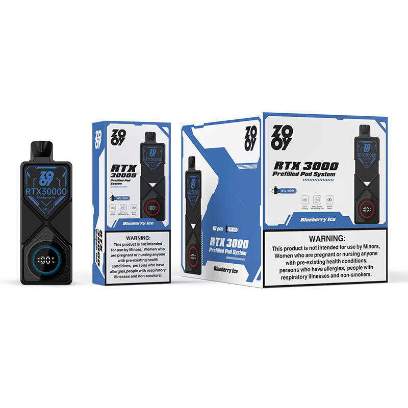 European warehouses Lung aspiration ZOOY RTX 30000 PUFF Interchangeable ammunition