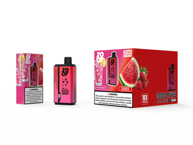 ZOOY twins 30000 2 in 1 Disposable Vape Puff 120K Dual Flavor EU Warehouse-Strawberrywatermelon &pink lemonade