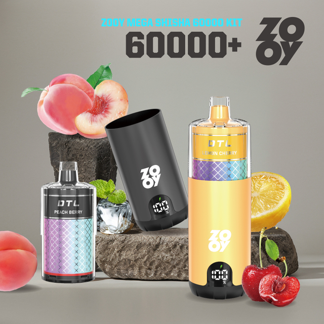 European warehouses Lung aspiration ZOOY VAPE MEGA DTL 60000+ Interchangeable ammunition