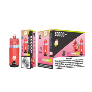 ZOOY VAPE MEGA 60000 Disposable Vape Puff 120K Three flavors EU Warehouse-Strawberry ice