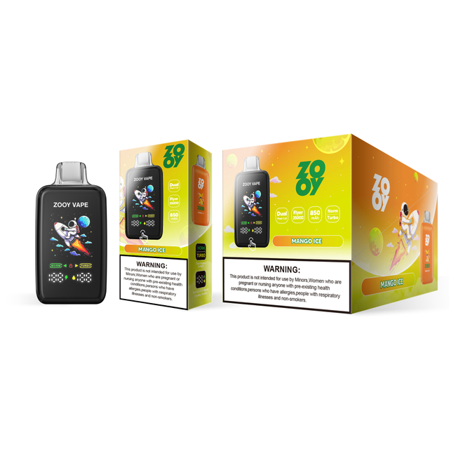 ZOOY VAPE FLYER 35000 Disposable Vape Puff 120K Dual Flavor EU Warehouse-Strawberry Raspberry Candy