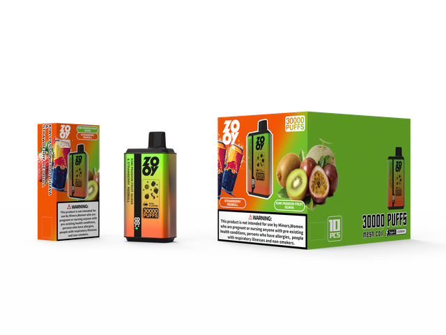 ZOOY twins 30000 2 in 1 Disposable Vape Puff 120K Dual Flavor EU Warehouse-Kiwi passion fruit Guava & Strawberry Redbull