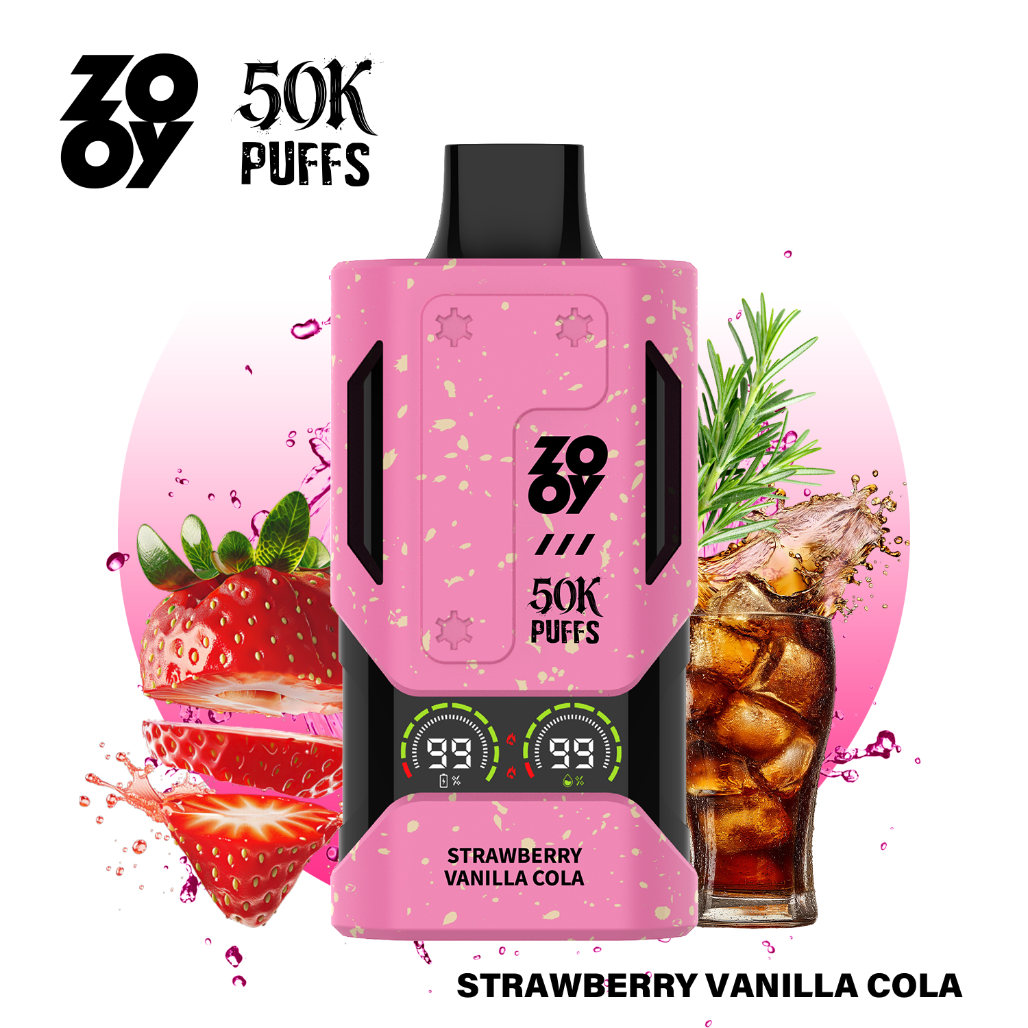 草莓香草可乐Strawberry Vanilla cola