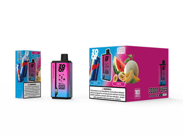 ZOOY twins 30000 2 in 1 Disposable Vape Puff 120K Dual Flavor EU Warehouse-LOVE 66 & Cola ice