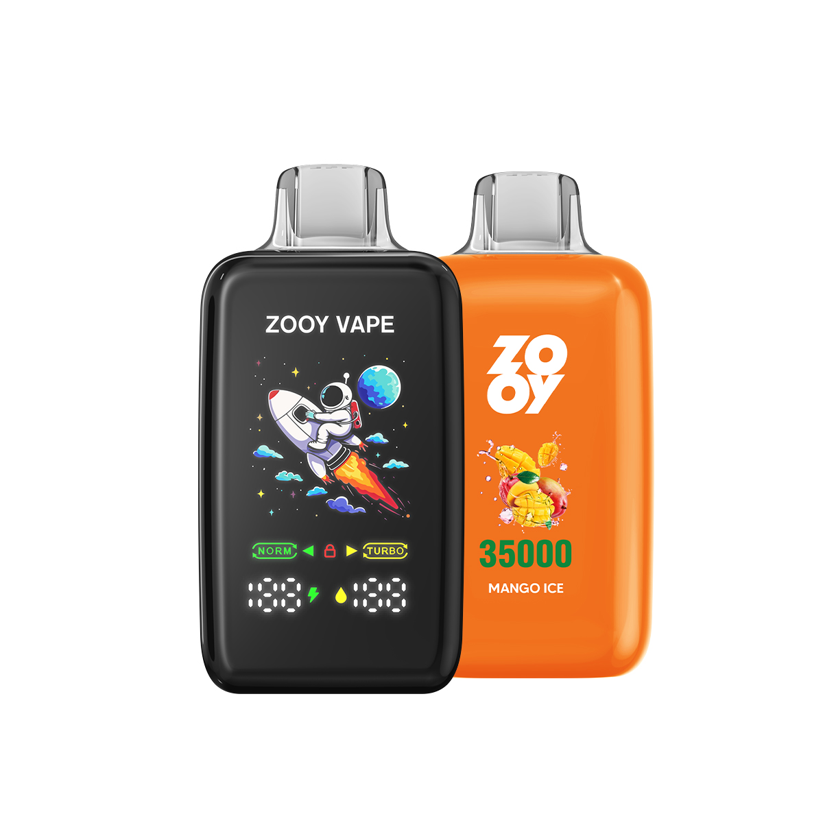 ZOOY VAPE FLYER 35000 Disposable Vape Puff 120K Dual Flavor EU Warehouse-Strawberry Raspberry Candy