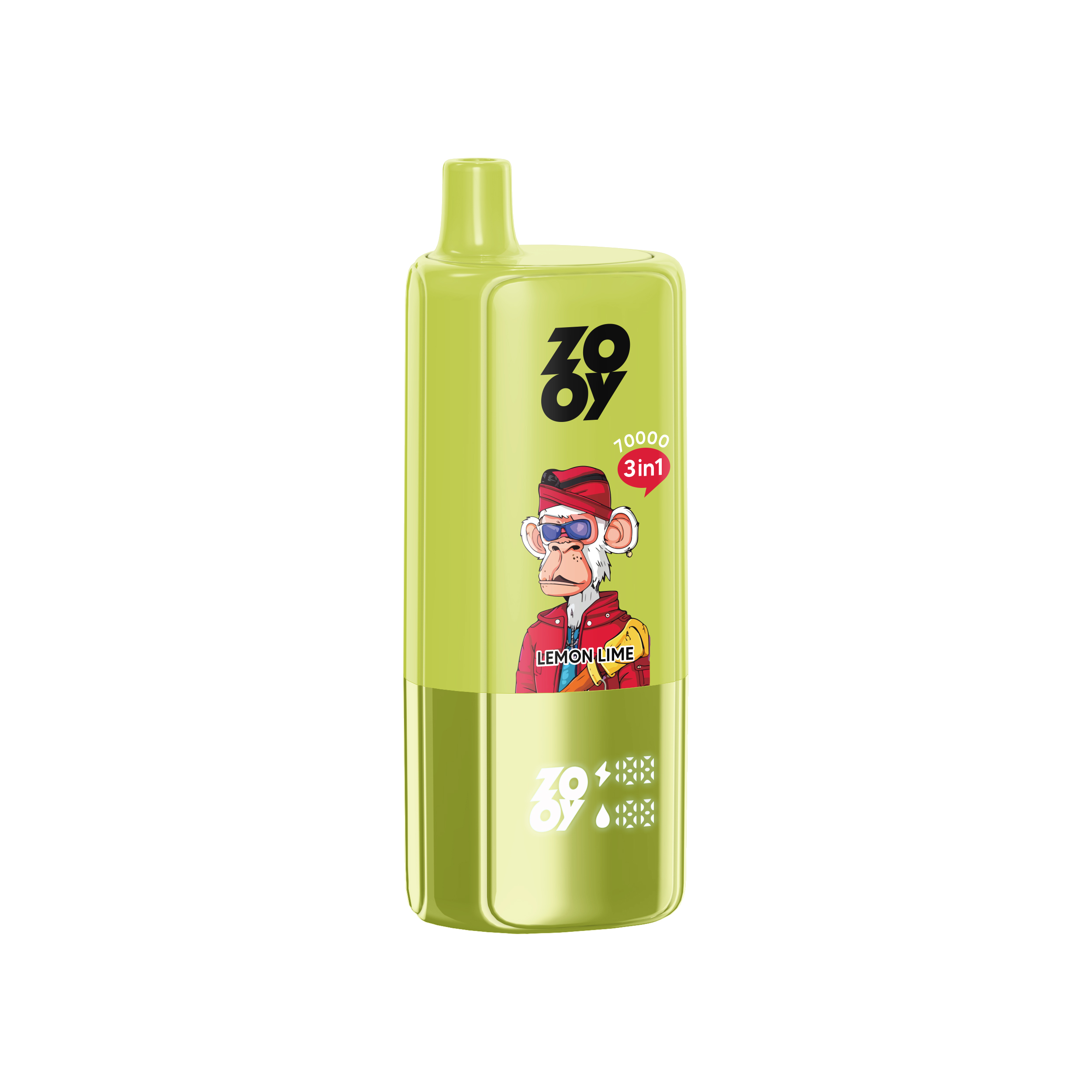 Zooy Vape Triple 70000puff 60000 Electronic Cigarette Disposable Vape 70K 3in1 Flavor Germany Warehouse in Stock