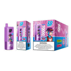 ZOOY VAPE TRIPLE 70k 120k Disposable Vape Three Flavors EU Warehouse-Mango ice & Aloe Grape & Kiwi passions fruit