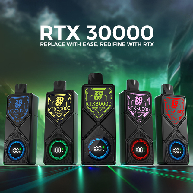 European warehouses Lung aspiration ZOOY RTX 30000 PUFF Interchangeable ammunition