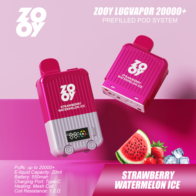 European warehouses Interchangeable ammunition ZOOY VAPE LugVapor 20000+