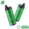 2025 New Design EU Warehouse Zooy KING 80000 puff Three in One 3 in 1 Disposable Vape Three flavors-Watermelon ice&cherry cola&Strawberry kiwi