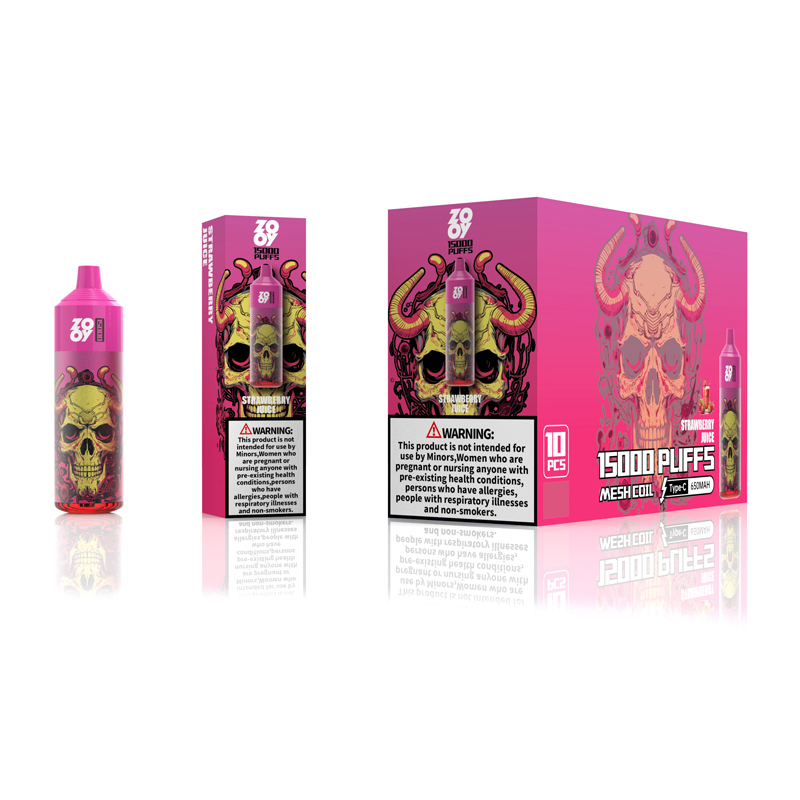 zooy king 15000 PUFF 120K Vaper Electronic Cigarette EU Warehouse -Strawberry Juice