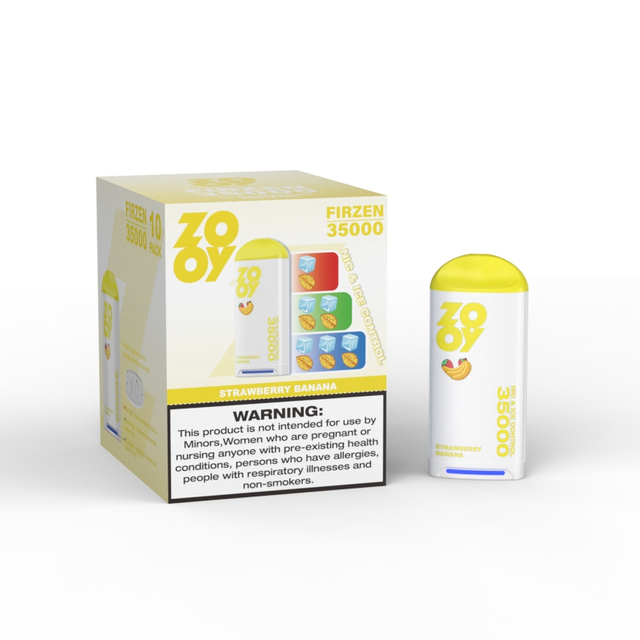 ZOOY FIRZEN 35000 Disposable Vape Puff 120K Three fruit flavors EU Warehouse-Strawberry Banana