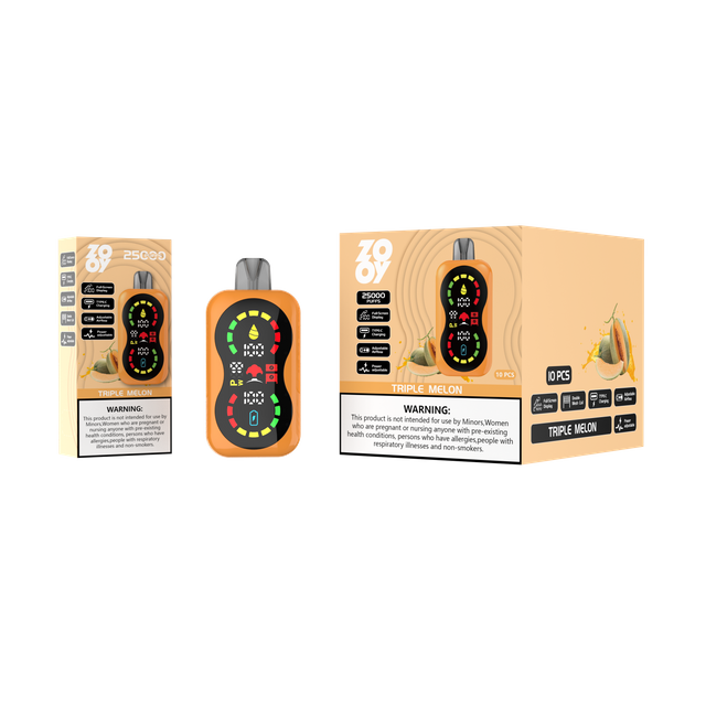 zooy blaze 25000 Disposable Vape Puff 120K Fruit flavor EU Warehouse-Triple Melon