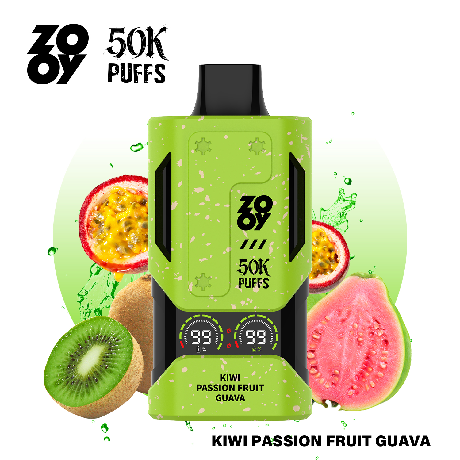 猕猴桃百香果番石榴kiwi passion fruit guava