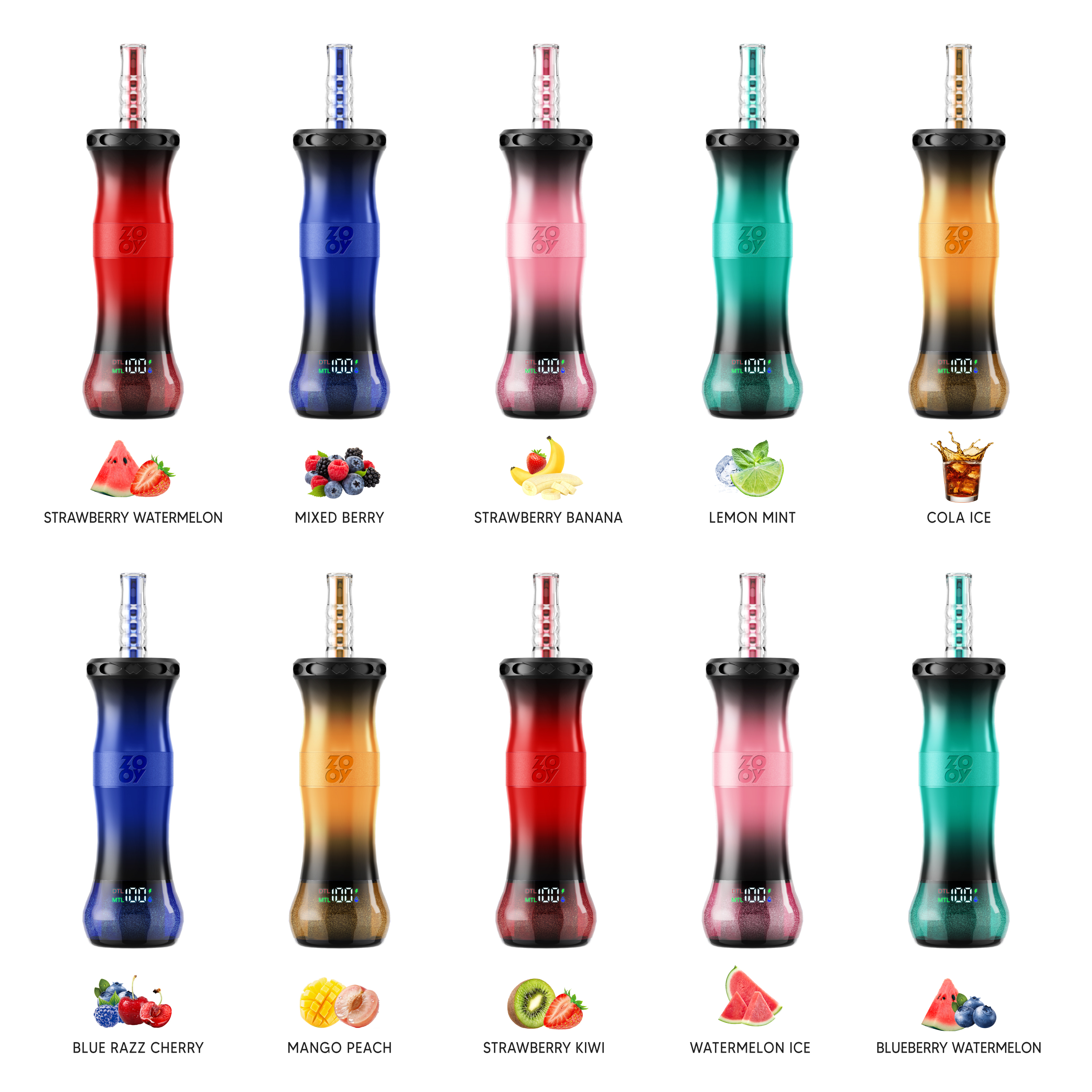 European warehouse e-cigarette Zooy Shisha Hookah 100K 