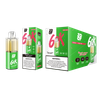  ZOOY VAPE Fizz 60000 Jednorazowe papierosy 60k Puff E-papieros Niemcy Wizualny zbiornik oleju Vape Puffs Eu-blueberry ice