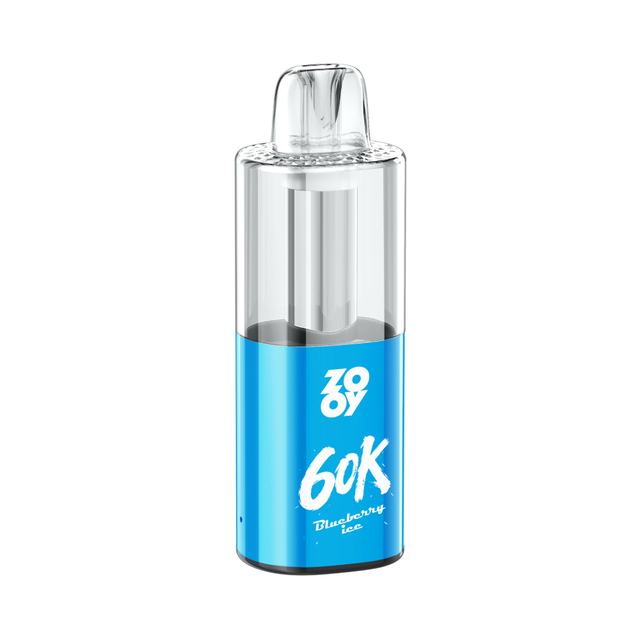  ZOOY VAPE Fizz 60000 Disposable Cig 60k Puff E-cigarette Germany Visualized Oil Tank Vape Puffs Eu-blueberry ice