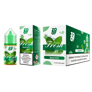 ZOOY Fresh Series 30ML E-LIQUID Nic Salt E-Liquid Premium Vape Juice 20mg 30mg 50mg with Multiple Fruit Flavors-spear mint