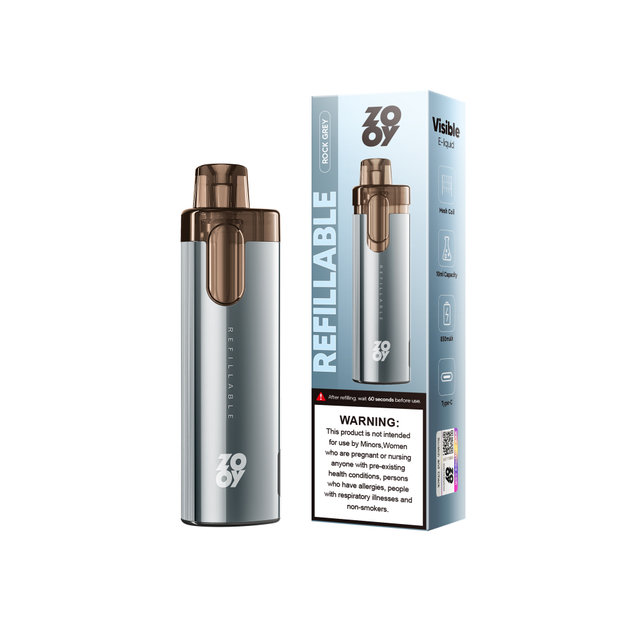 2026 vape Z0OY Refillable pod Puffs Disposable Vape with 900mAh Battery Dual Mesh Coil