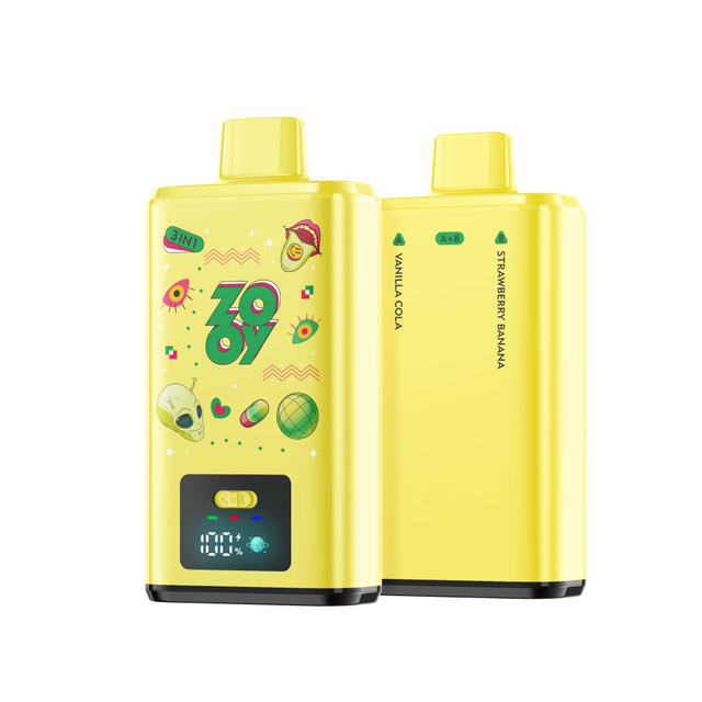 ZOOY VAPE 3 in 1 150k Multi Flavor 150000 Puff Vaper Electronic Cigarette puffs eu-Vanilla cola & Strawberry banana