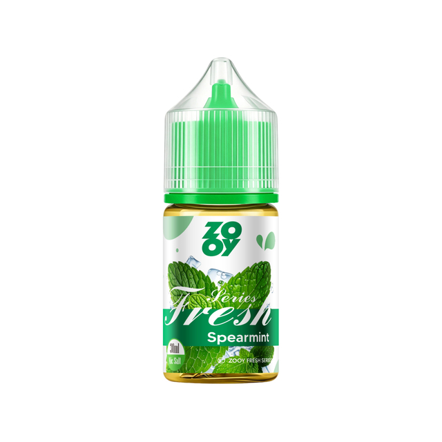 ZOOY Fresh Series 30ML E-LIQUID Nic Salt E-Liquid Premium Vape Juice 20mg 30mg 50mg with Multiple Fruit Flavors-spear mint