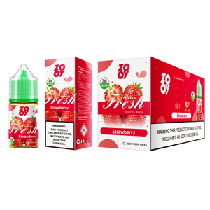 ZOOY Fresh Series 30ML E-LIQUID Nic Salt E-Liquid Premium Vape Juice 20mg 30mg 50mg with Multiple Fruit Flavors-strawberry