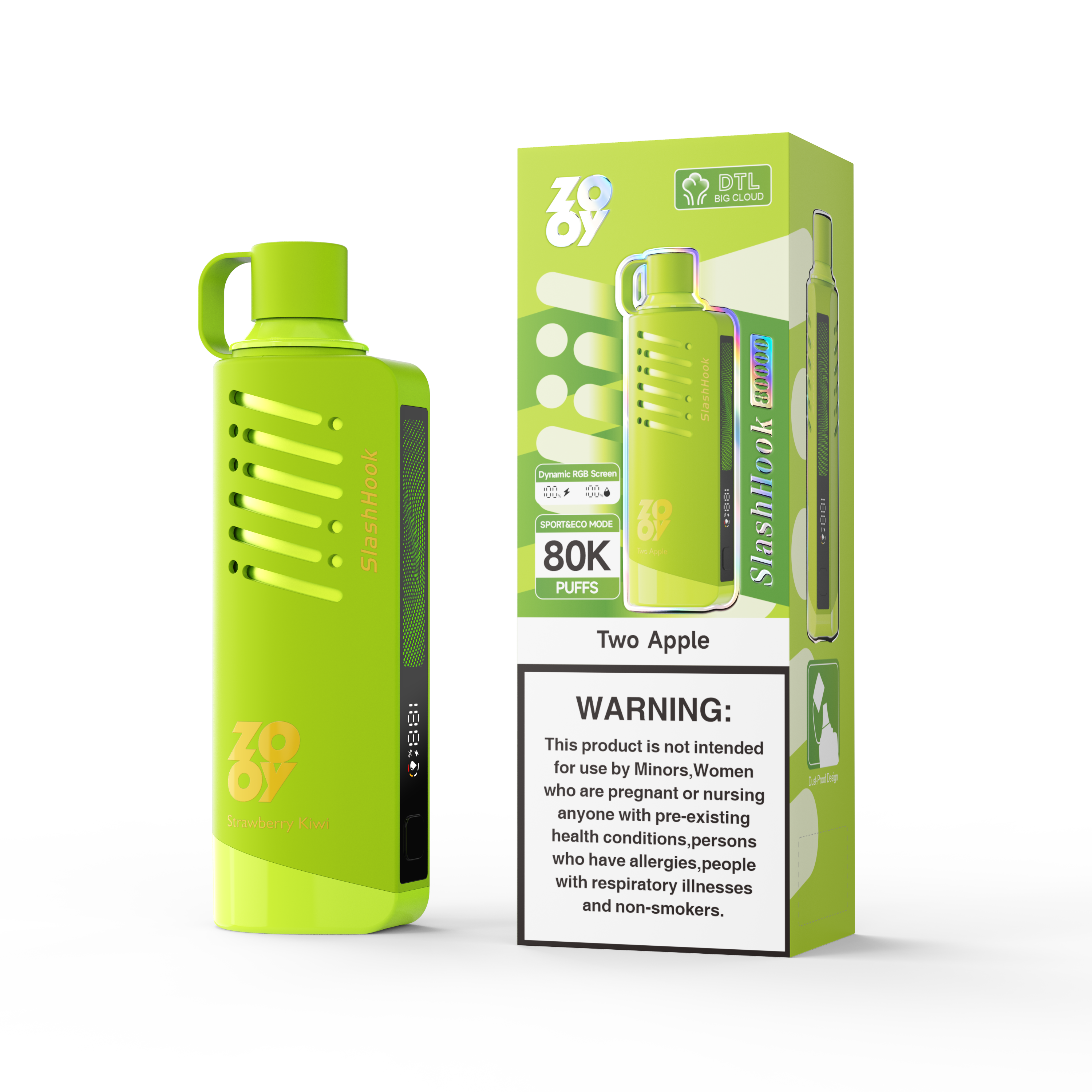Zooy Slash Hook 80K 80000 Puffs EU Disposable Vape Zooy Vapers