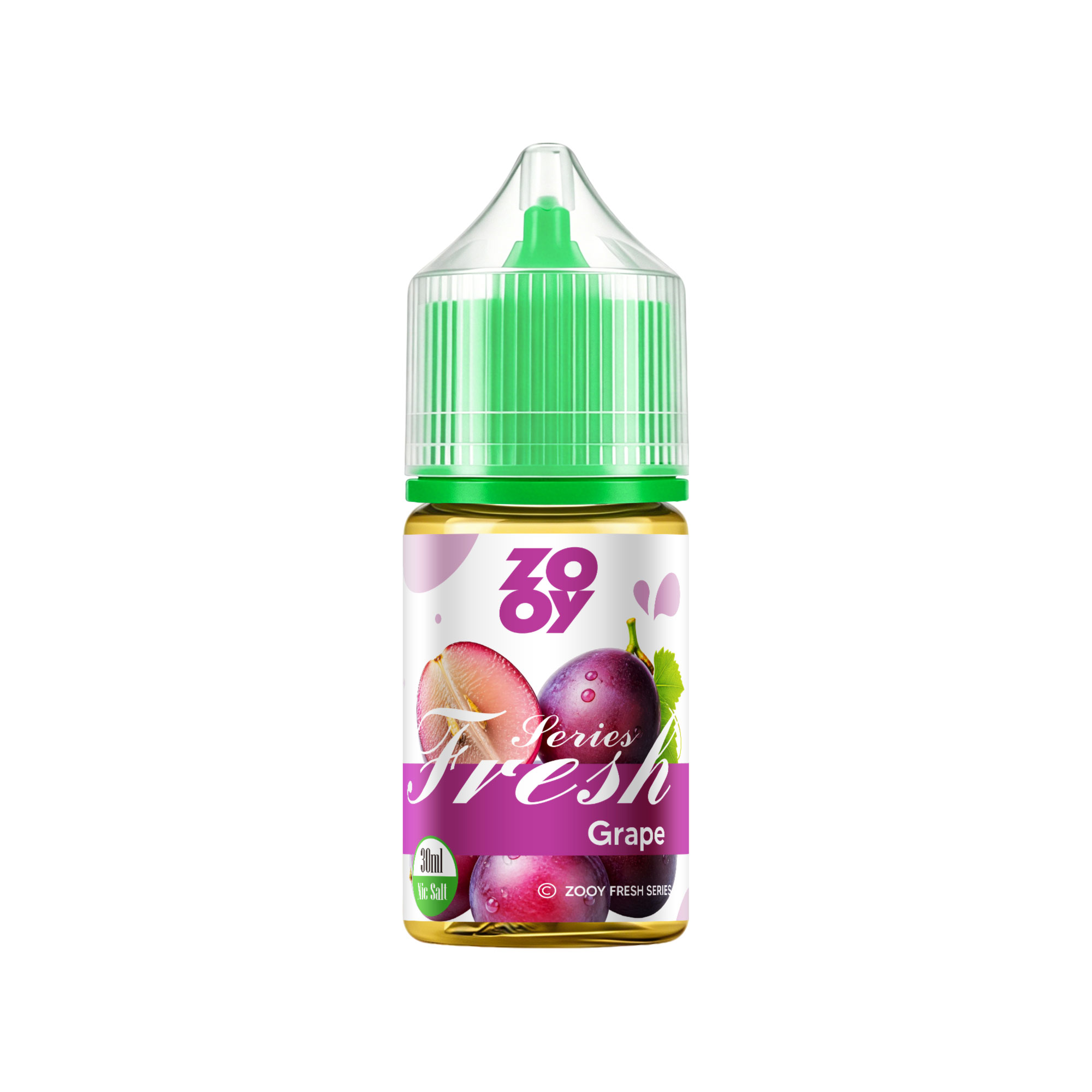 ZOOY Fresh Series 30ML E-LIQUID Nic Salt E-Liquid Premium Vape Juice 20mg 30mg 50mg with Multiple Fruit Flavors